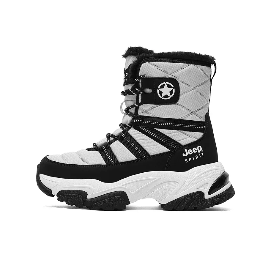 JEEP SPIRIT Термозащитный водонепроницаемый противоскользящий короткий MID ботинки для снега женские