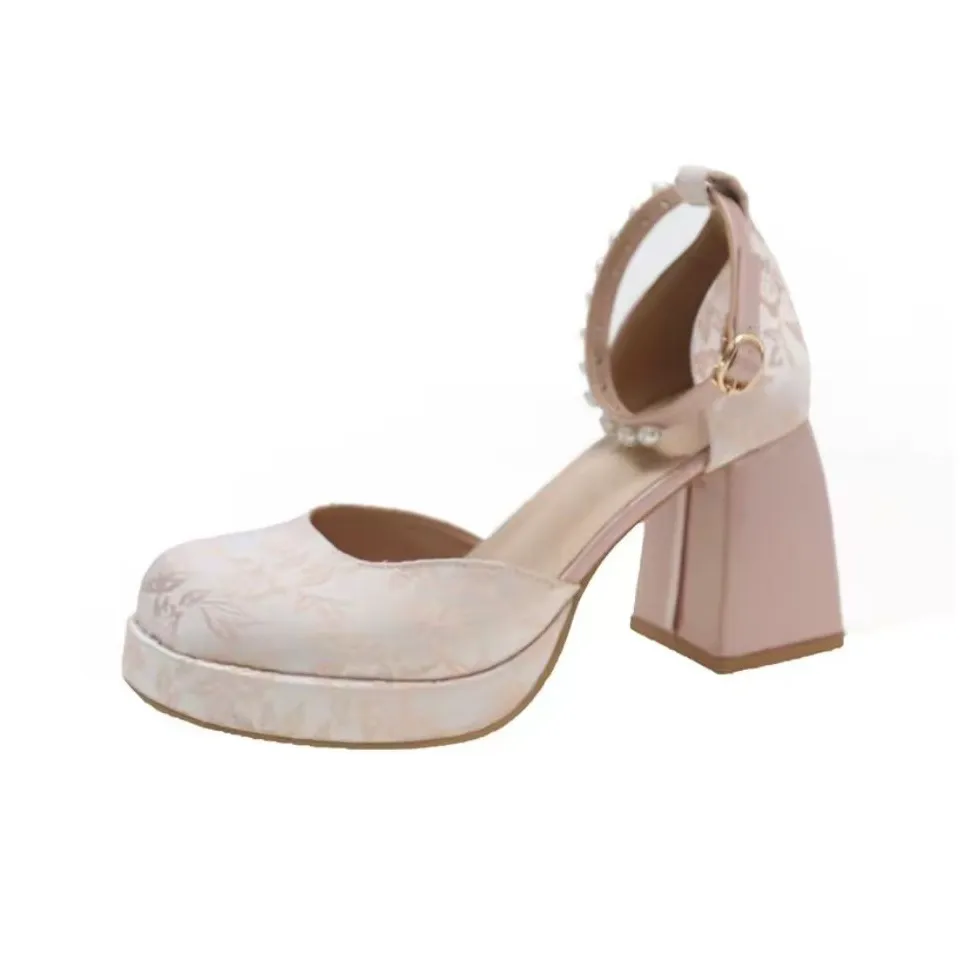 Xingdiman Грубый каблук Высокие каблуки 8 см Женские