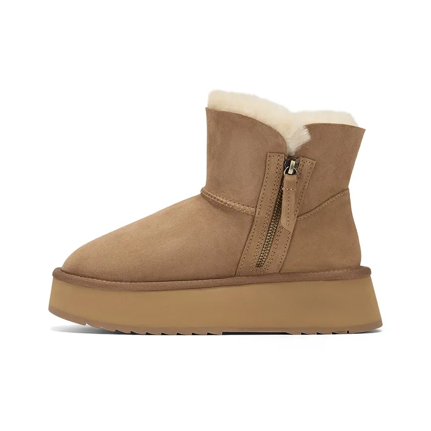 GG CC Термическая обувь устойчивая к истиранию с короткой платформой сноубутсы женские