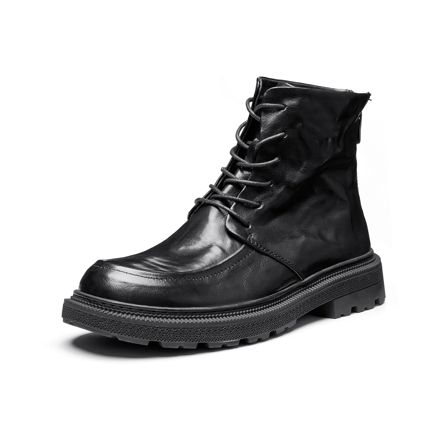 Brounvanm Crew Martin Boot 4CM Мужской Черный