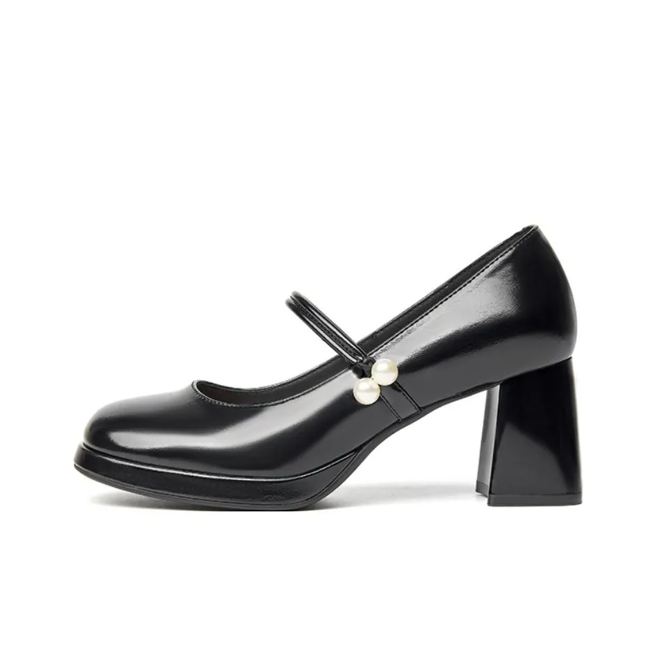 JOSINY Chunky Heel High Heels 6.5cm Women's