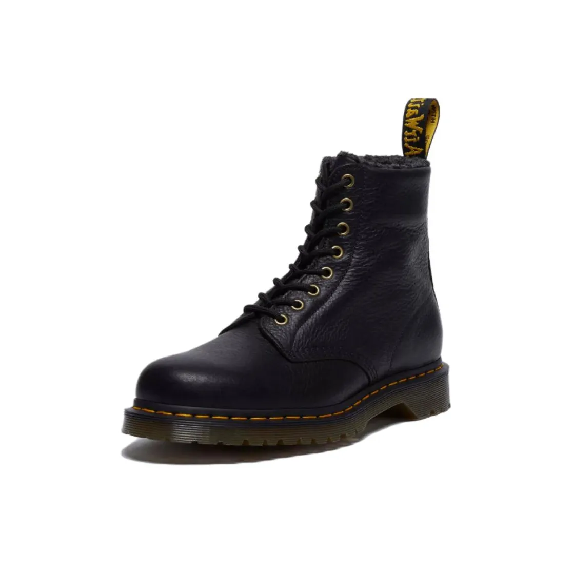Dr. Martens 1460 Faux Fur Lined Boot Black