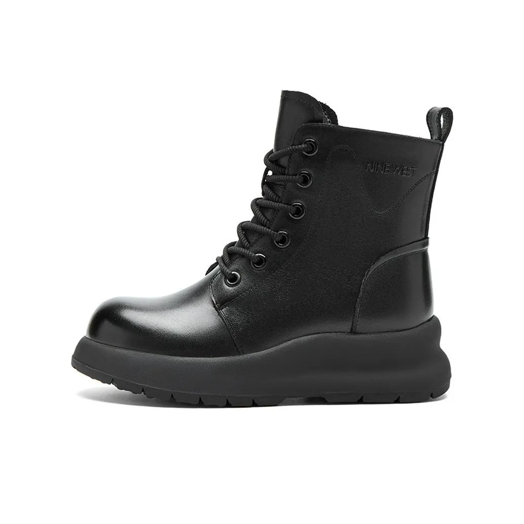 NINE WEST Короткий Мартин Ботинок 6 см Женские Черный