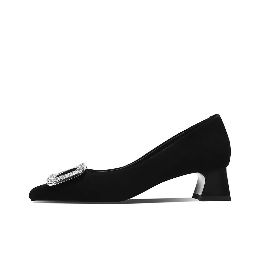 BOSSSUNWEN Chunky Heel High Heels 4cm Women's