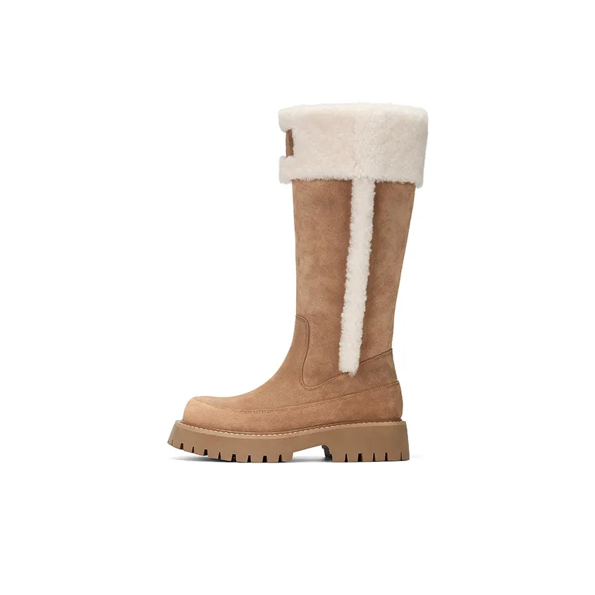 GG CC Термические сапоги на высоком каблуке из искусственного меха