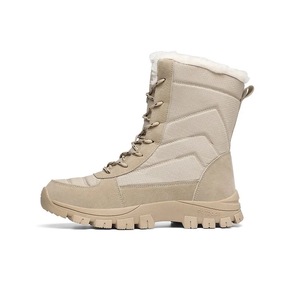 PNKE Термический Износостойкий Противоскользящий Колено Высокий Снегоботинки Унисекс