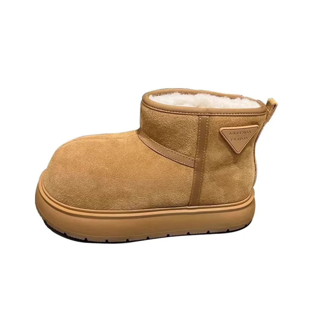 Take the Qin Термический Амортизирующий Увеличивающий Высоту Устойчивый к Износу Противоскользящий Короткий Снегокат Женские