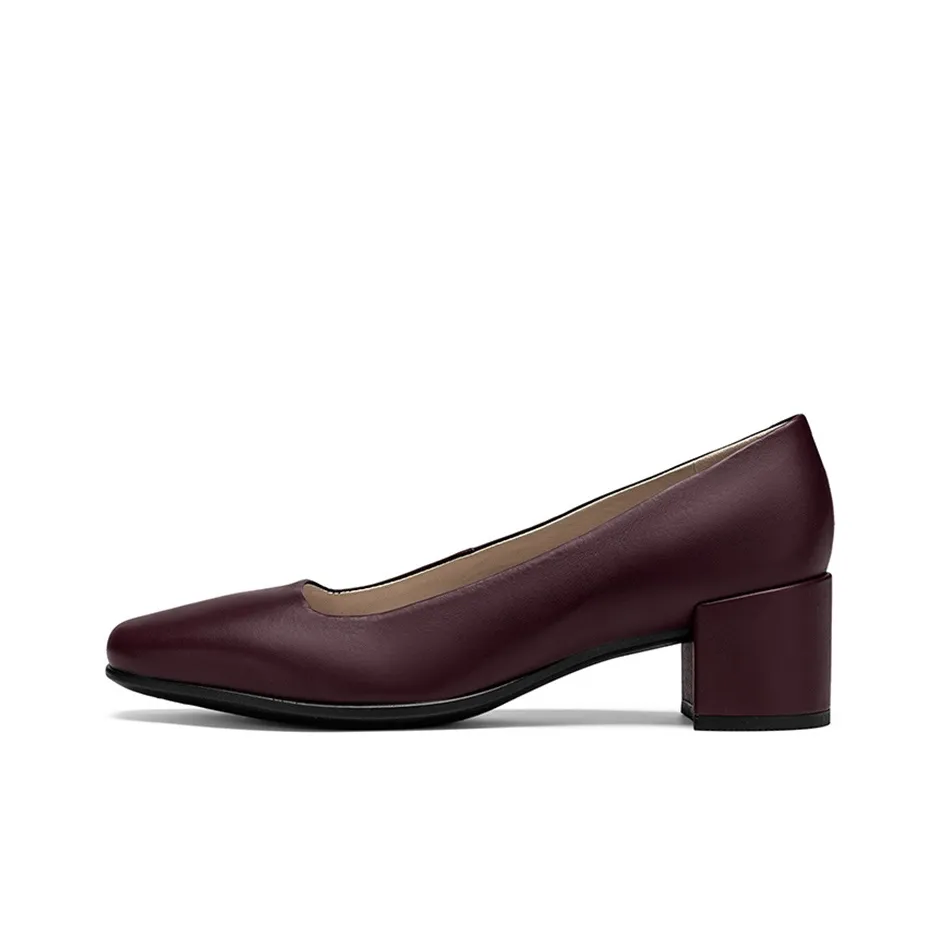 Ecco High Heels Women's Dark Burgundy