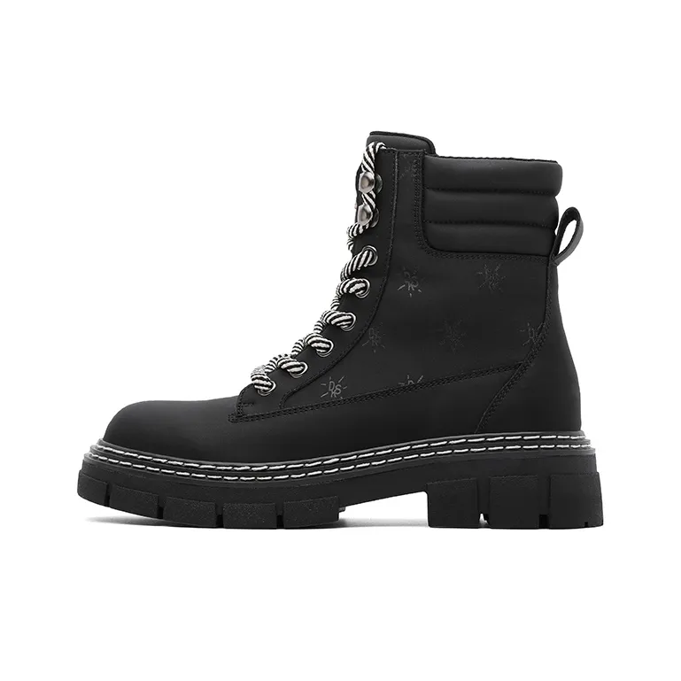 Dickies Удобный и Универсальный Мартин Ботин Женские Черные