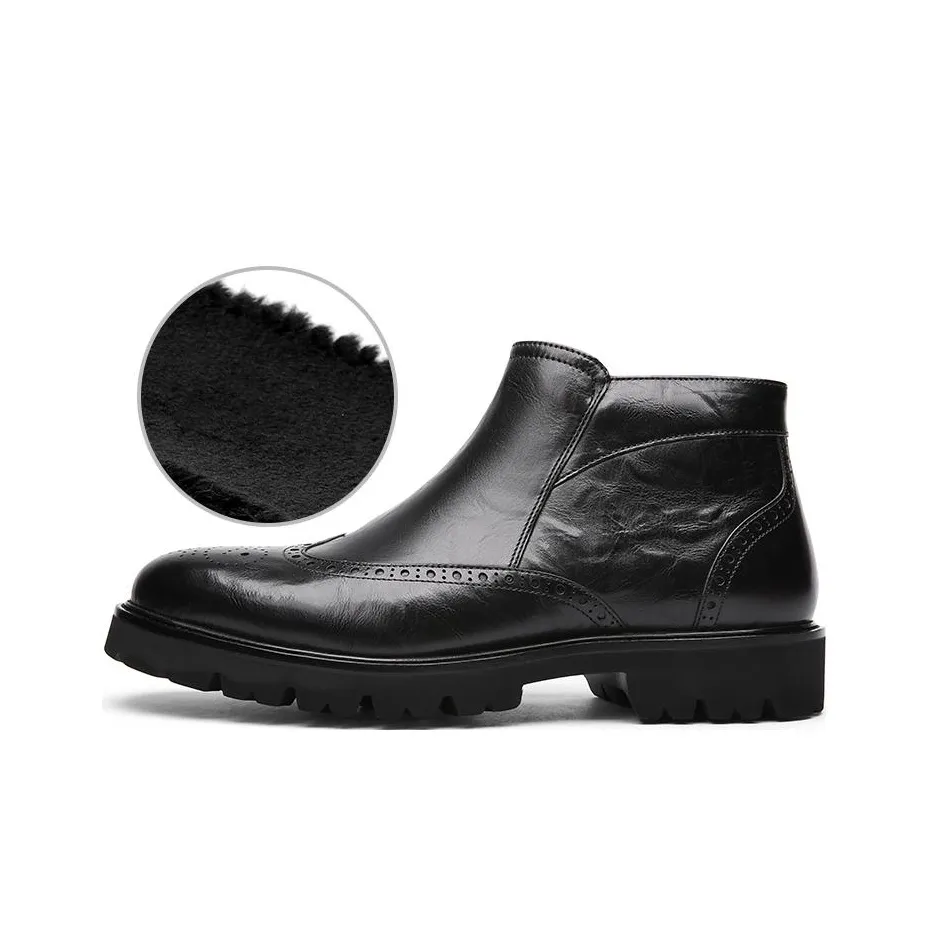 CROWN Ankle Boots Men's Black