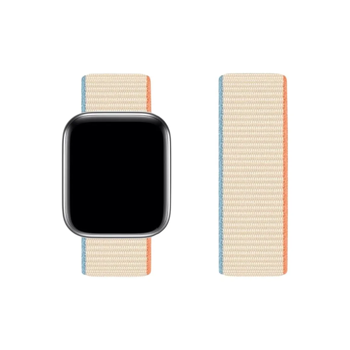 PULAISI Strap Apple Compatibility Nylon Material Compatibility AppleWatch Ultra1/2/iwatch10/9/8/7/6/SE Woven Loop
