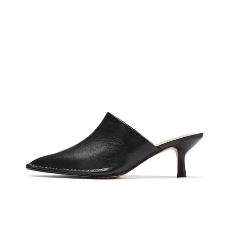 Clarks Slim Heel High Heels 5.5cm Women's Black