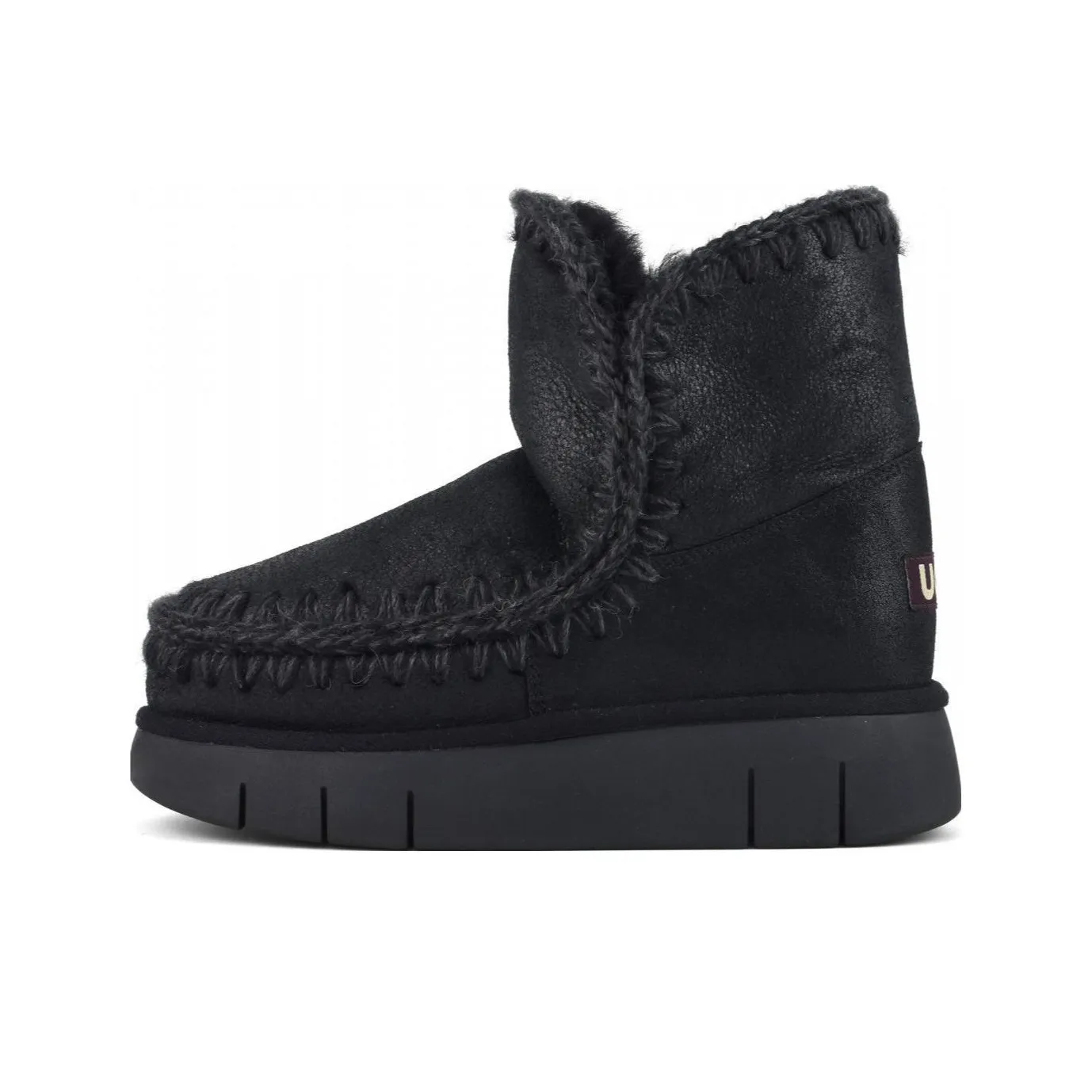 Mou Chunky Leather Boots