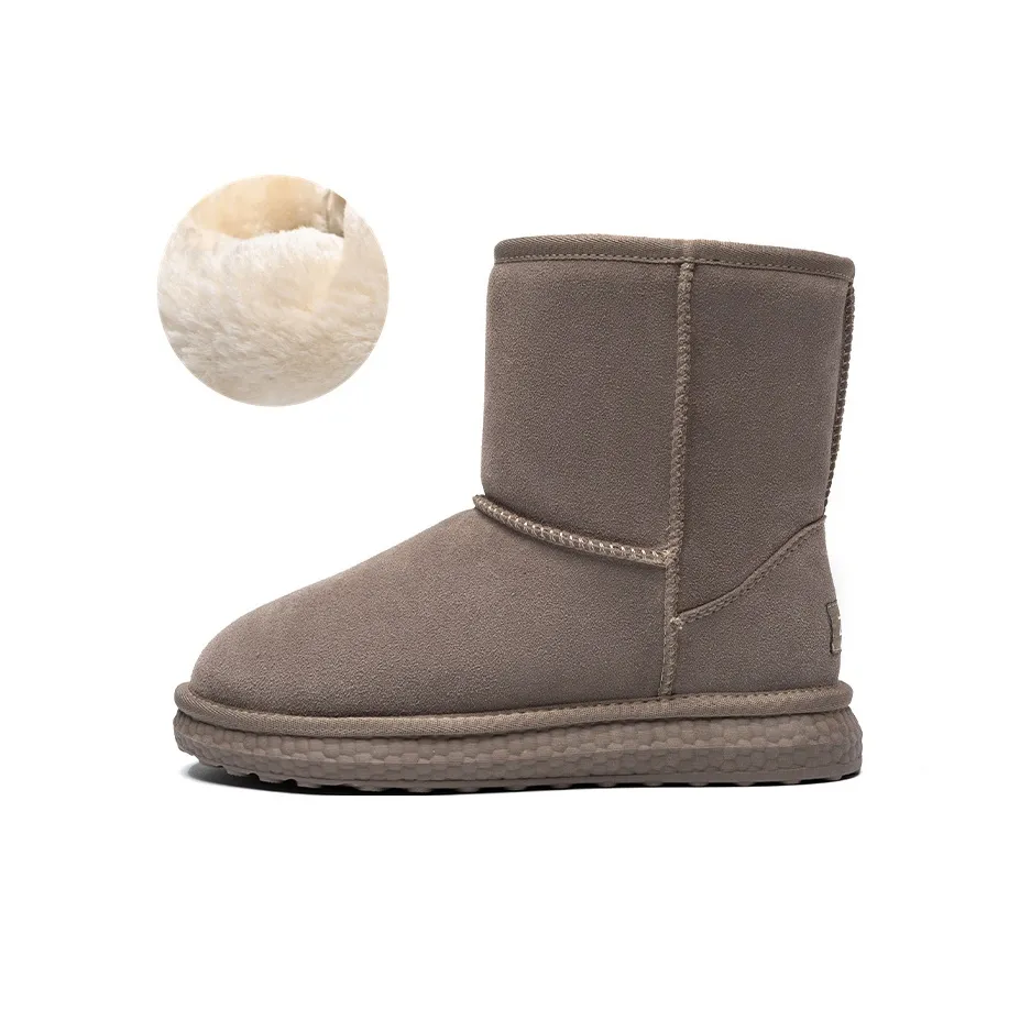 ZHR Wear-Resistant Coverage Knee-High Snow Boots Women's