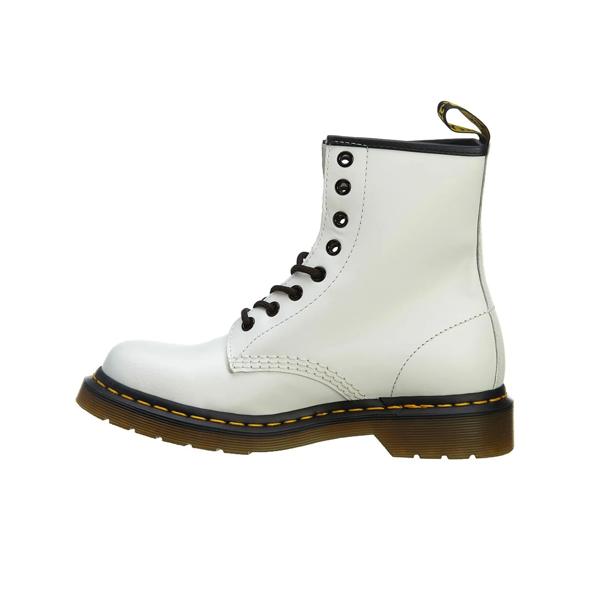 Dr. Martens 1460 Smooth Leather Lace Up Boots 'White' Women's