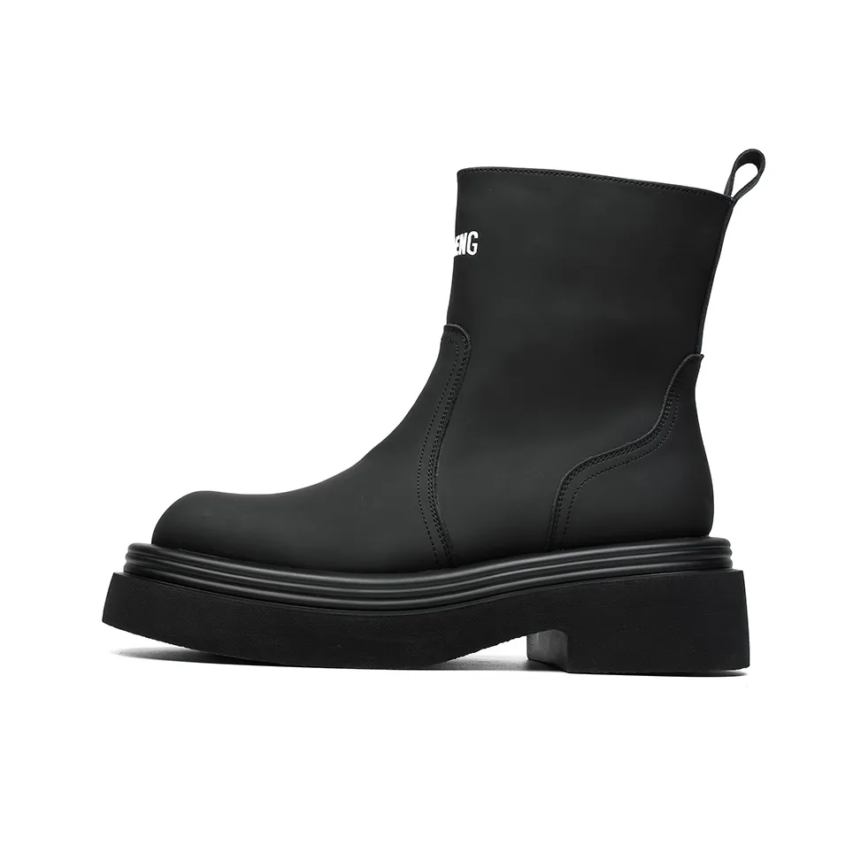 ZUWUDONG Ботильоны Мужские Черные