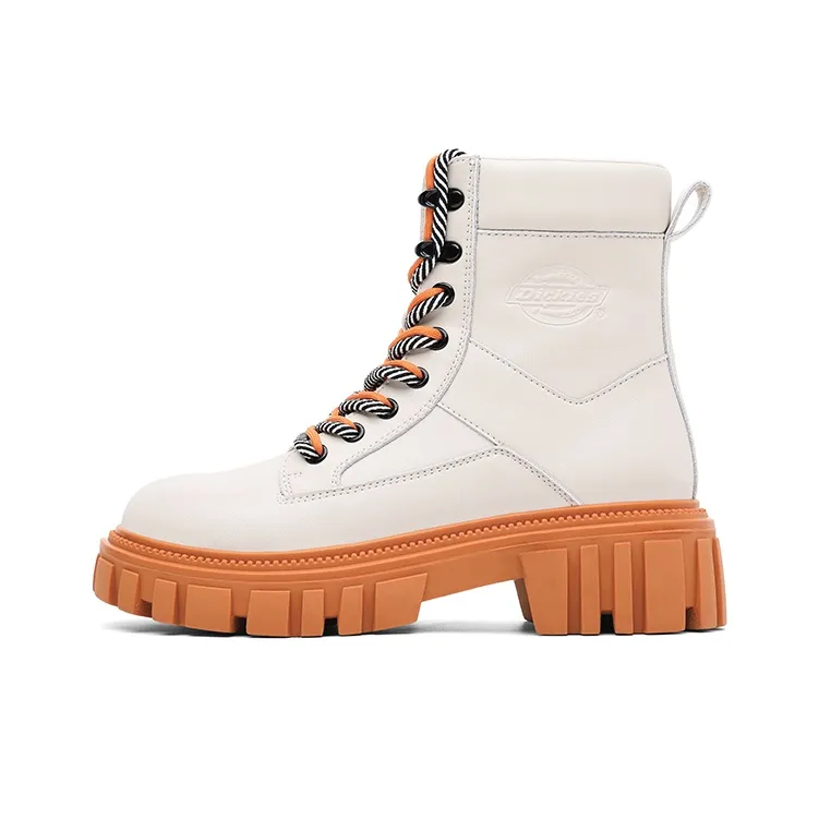 Dickies Британский Модный Удобный Универсальный Мартин Ботинок Женские Светло-Серый