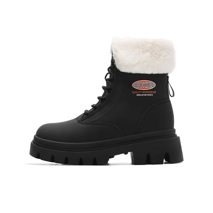 Dickies Короткий MID Голень Мартин Boot Женские Черный