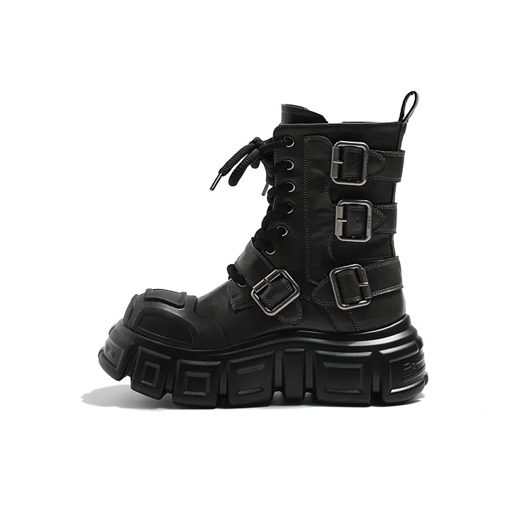 MIS. DANNY Короткий ботинок Martin 6 см женский серый