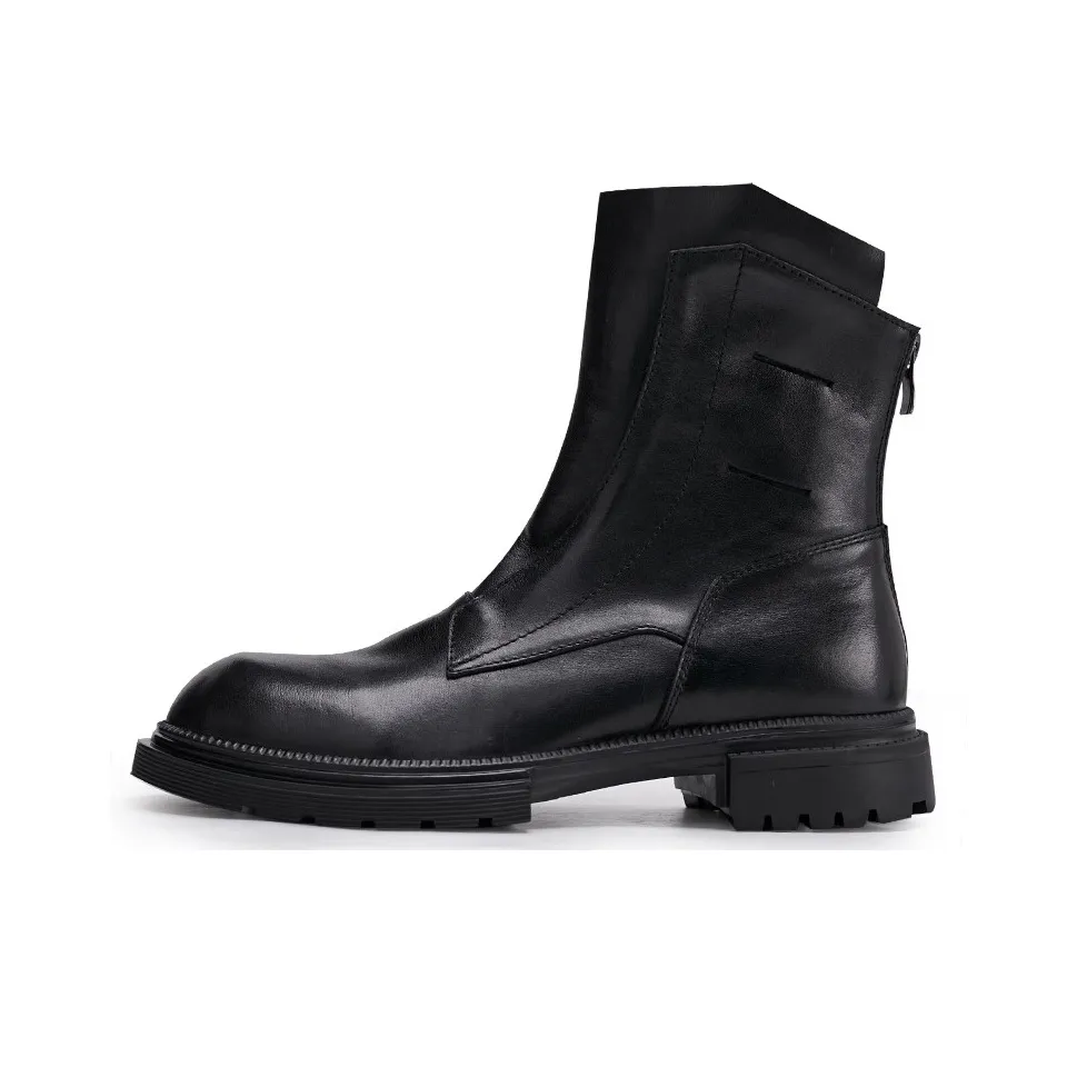 Voguhomme Ботильоны Платформа Мужской Черный