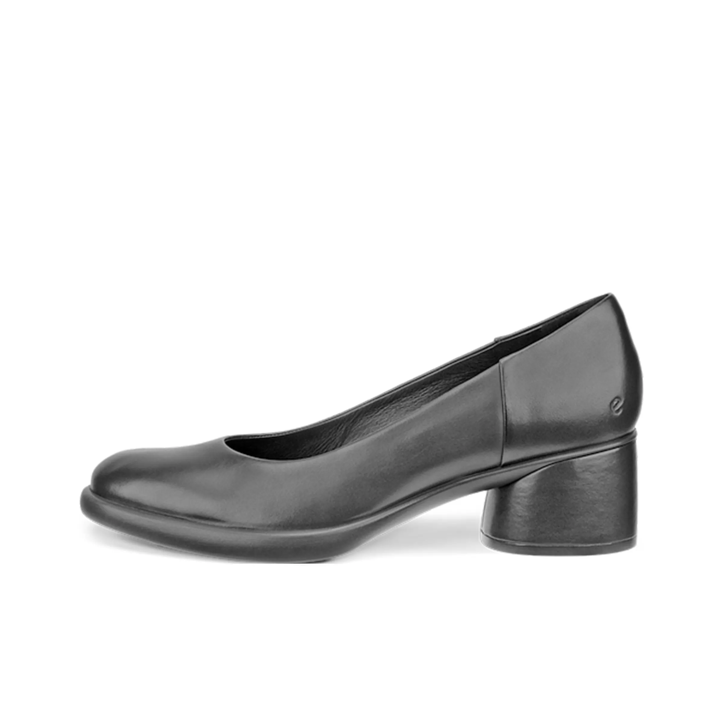 Ecco Грубый каблук Высокие каблуки Женские Черный