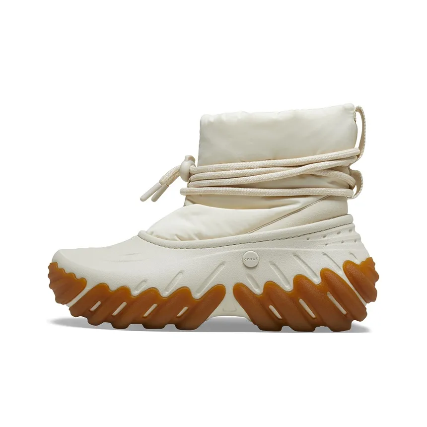 Crocs Термостойкий Короткий Снегокат Унисекс Бетонно-Серый