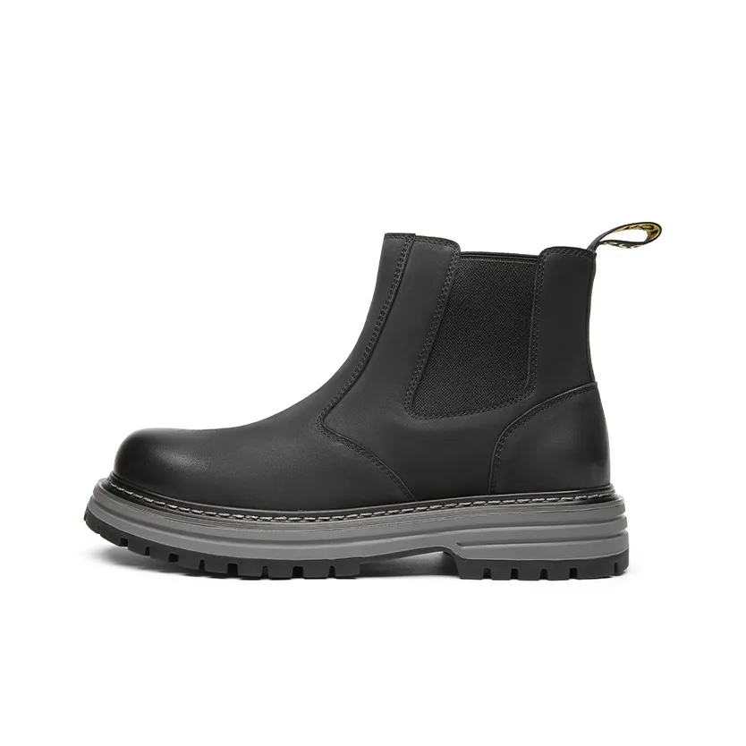 GOLDLION Ankle Boots Men's Black/Brown