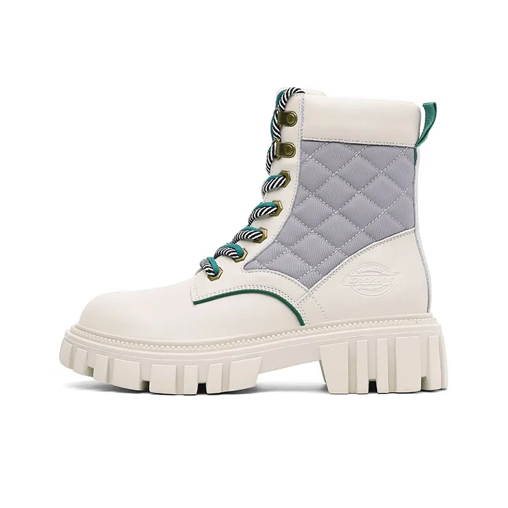 Dickies Британский Удобный Универсальный Мартин Ботинок Женские Экрю