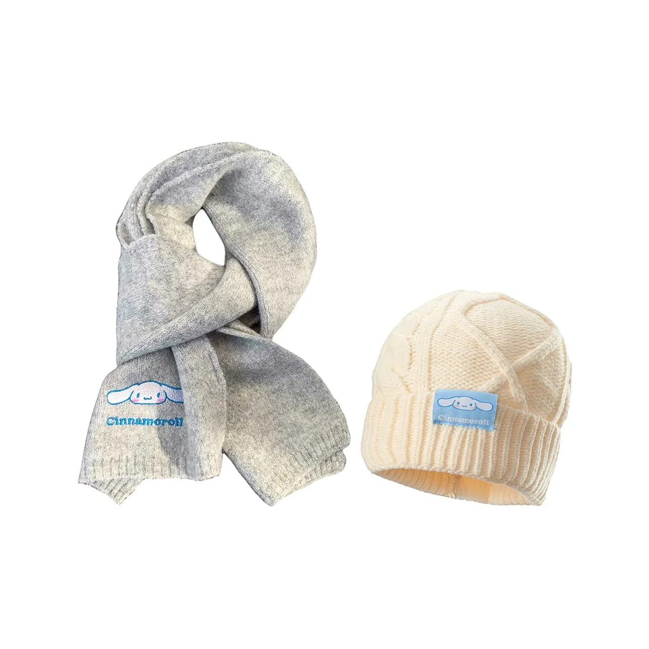 Sanrio Yugui Dog Вязаные шарфы Унисекс