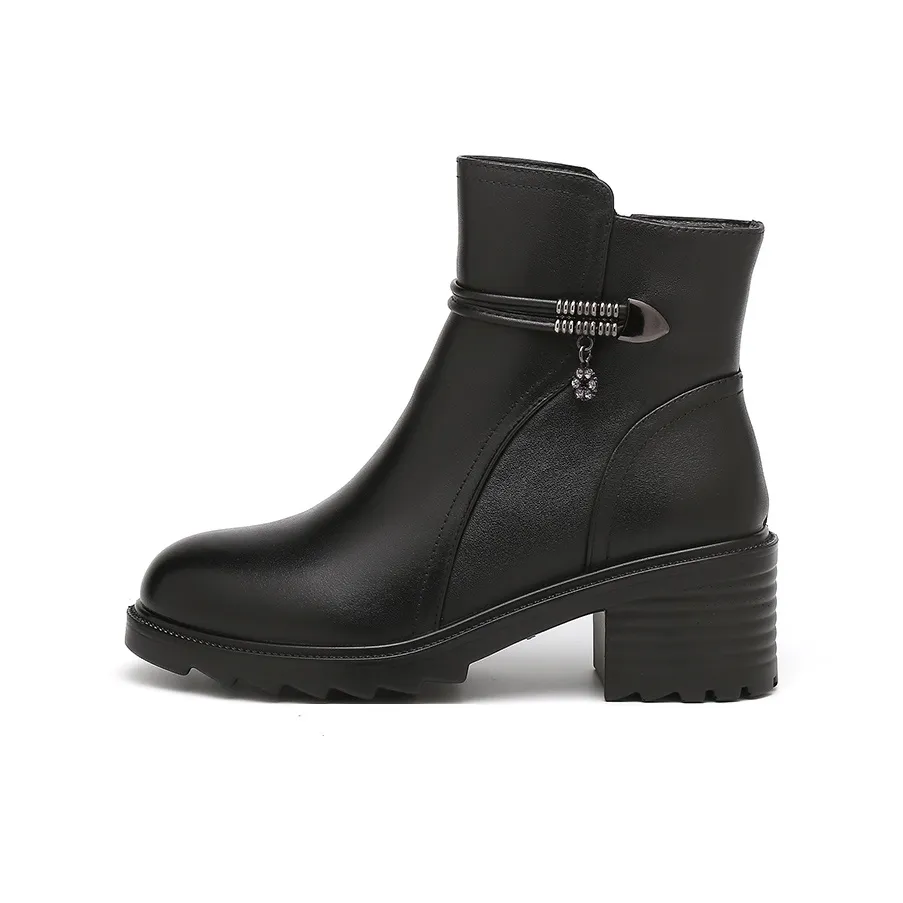Rich Birds Ankle Boots 5.5CM Women's Black