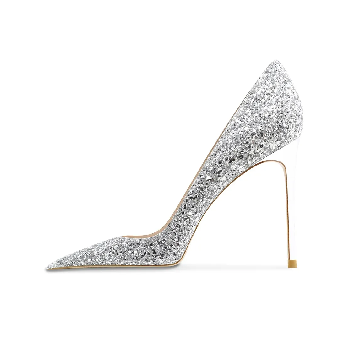 Ganxiaojie High Heels Women's Silver