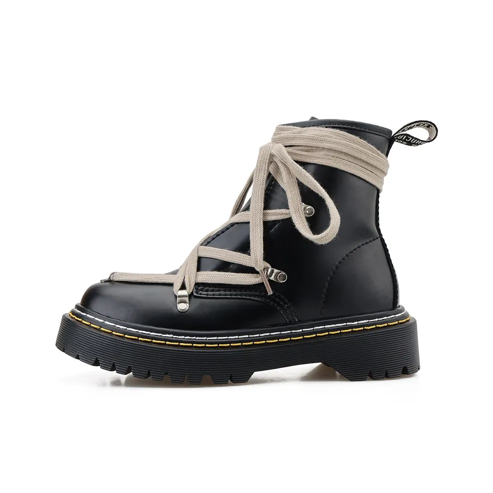 RBV Short Martin Boot Unisex Black RBV Короткий Мартин Ботинок Унисекс Черный