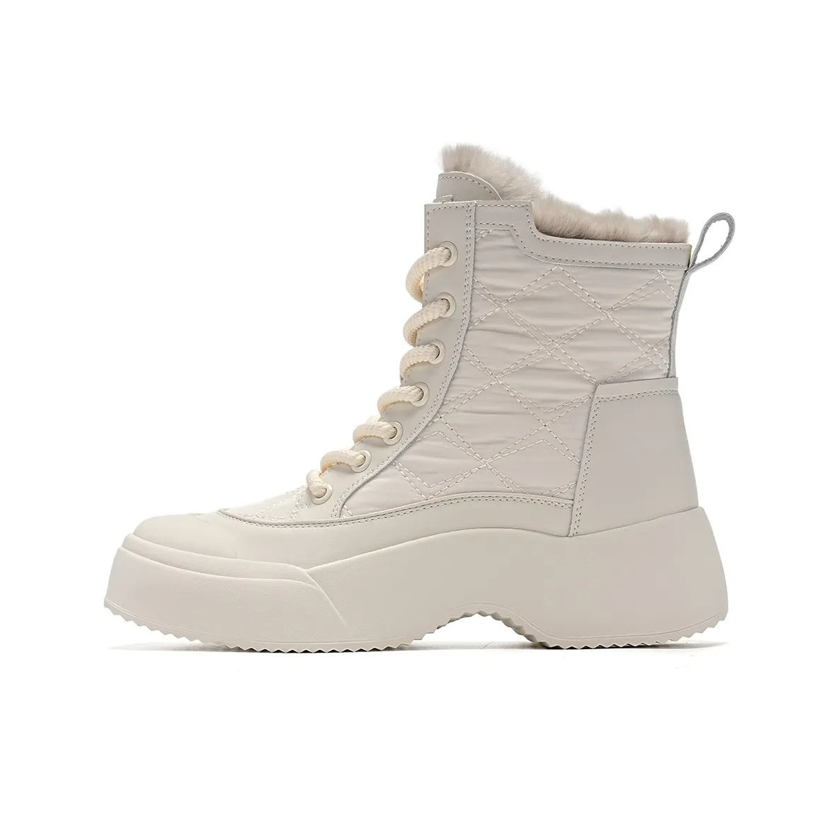 EBLAN Сноубутсы Бежевые с Флисовой Подкладкой Женские