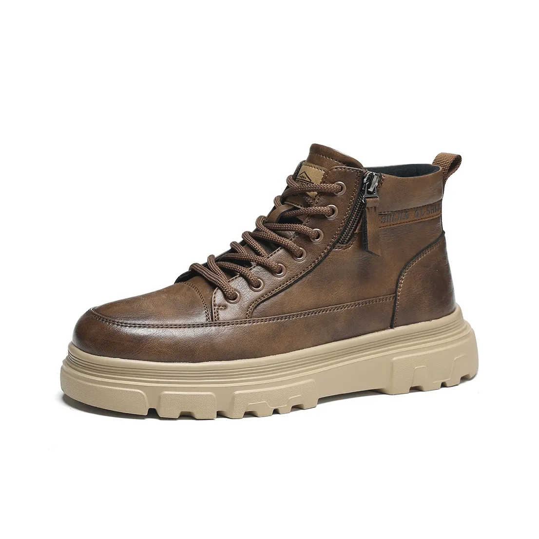 Wolves • Family QUNLANGSHIJIA Короткий Мартин Boot Мужской Коричневый