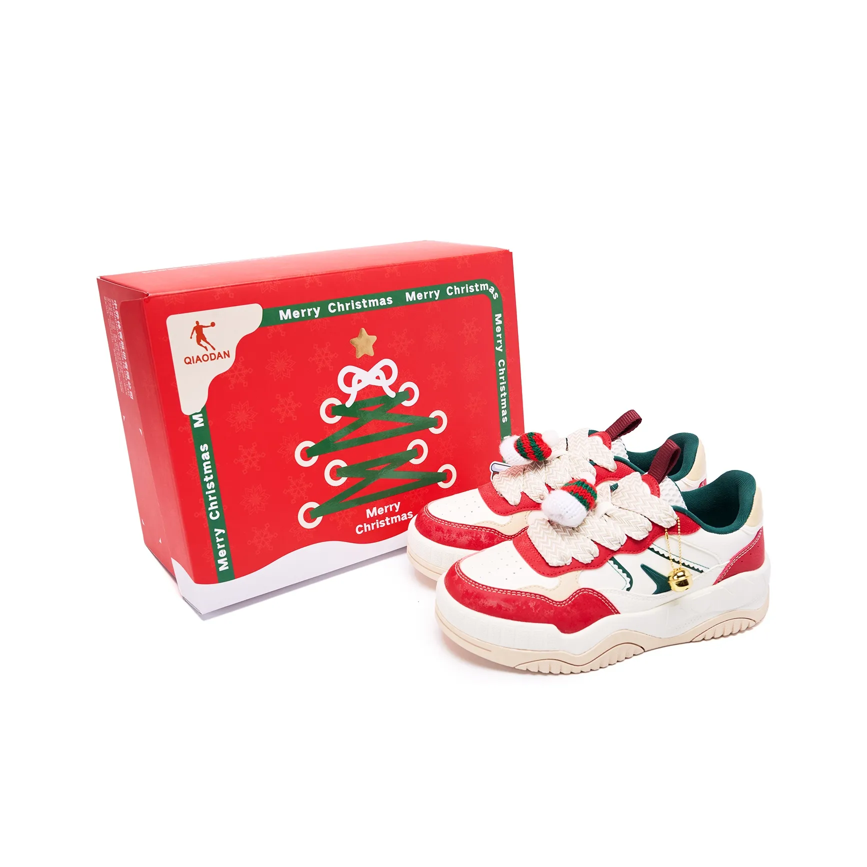 QIAODAN Panda Скейтборд Кроссовки Низкие Женские