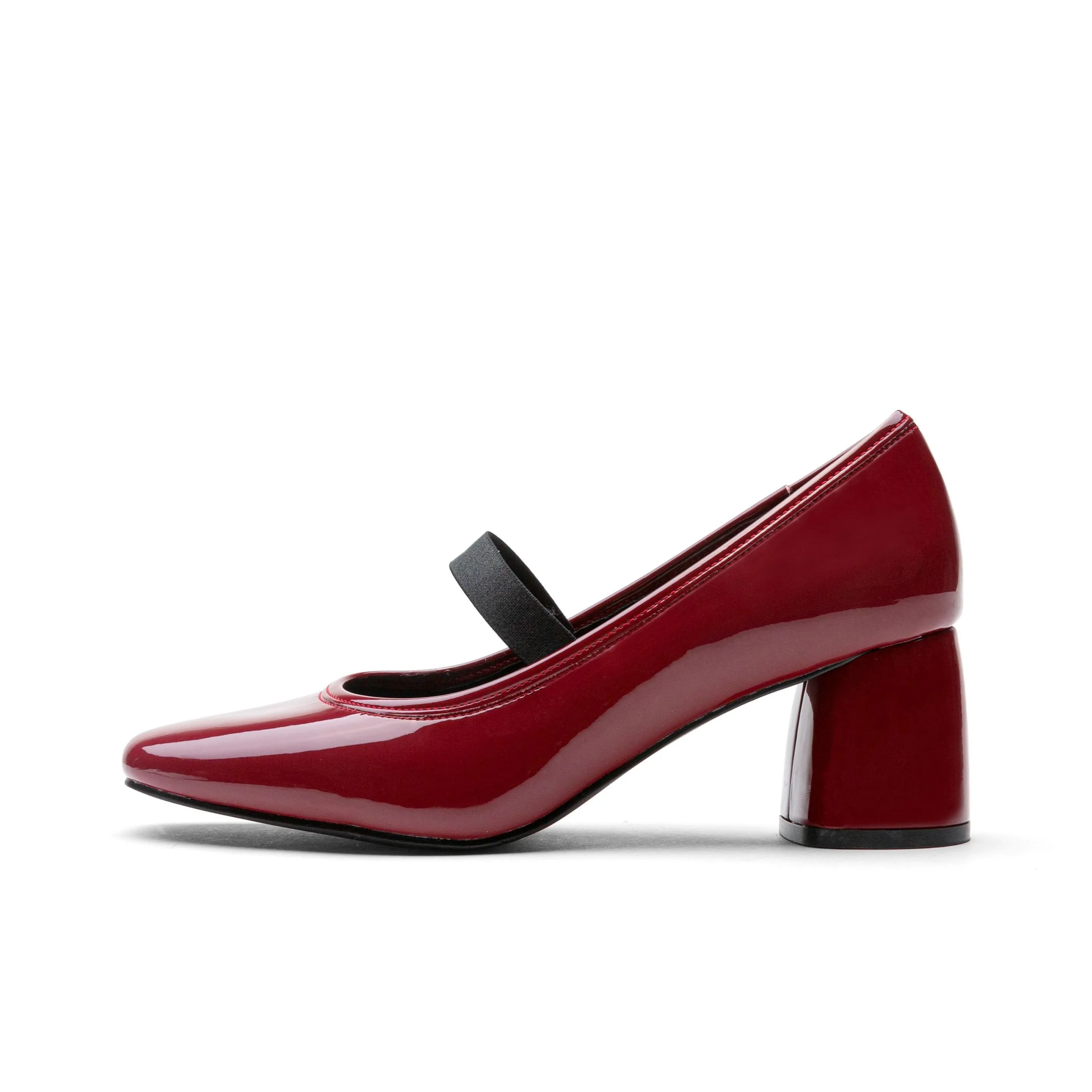 TOOMANYSHOES Puffy Skirt Block Heel High Heels 4.5cm Women's