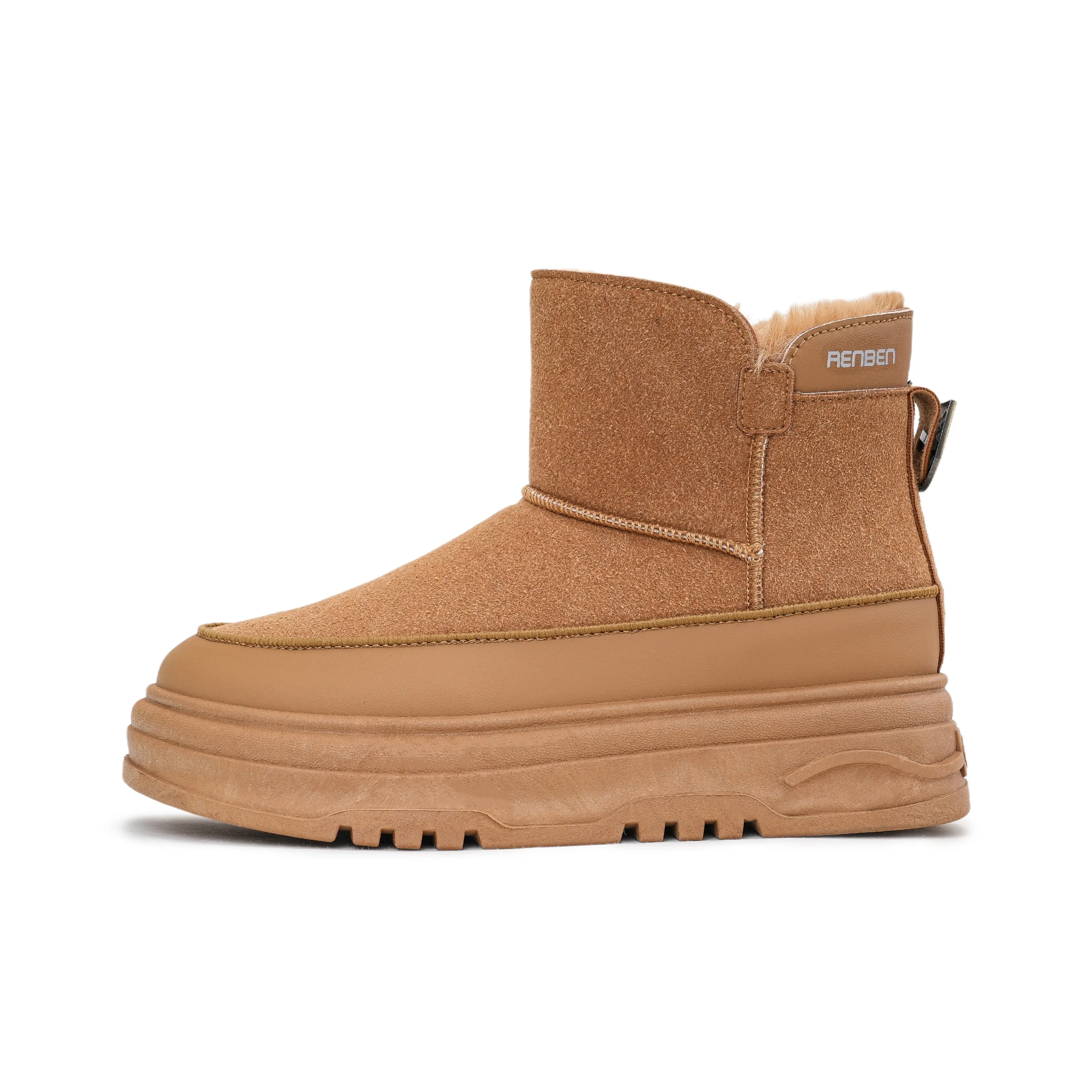 Humanism 1986 Термический Амортизация Увеличение Высоты Короткие Снежные Ботинки Женские