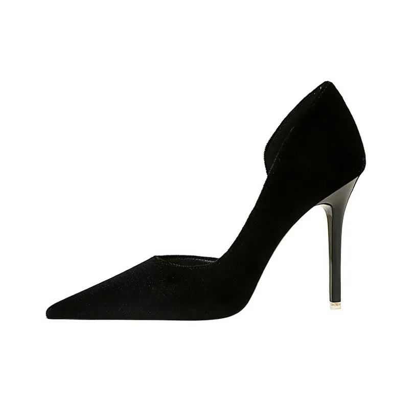 BIGTREE Slim Heel High Heels 10.5cm Women's