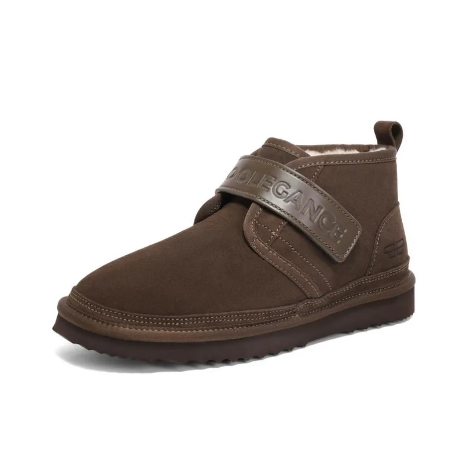 BELLE Snow Boots Men's Green/Brown