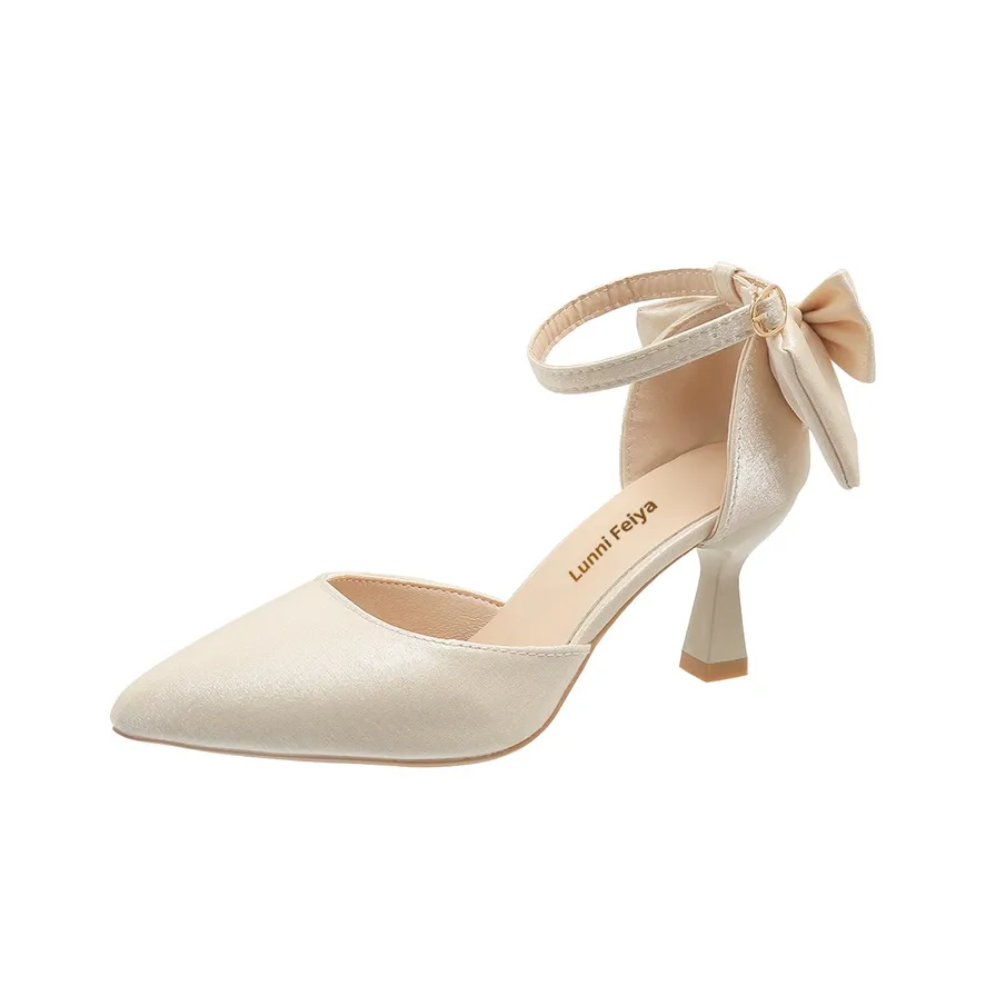 LUNNIFEIYA Slim Heel High Heels Women's