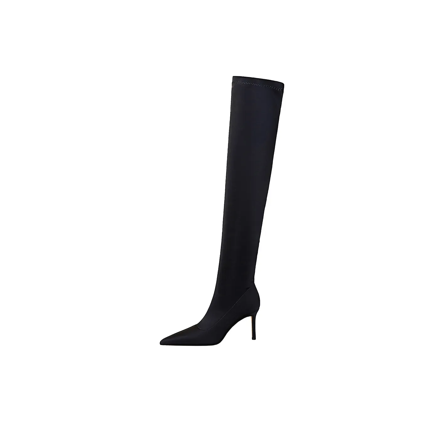 QITUMAUL Over The Knee Boots 8,5cm Женские Черные