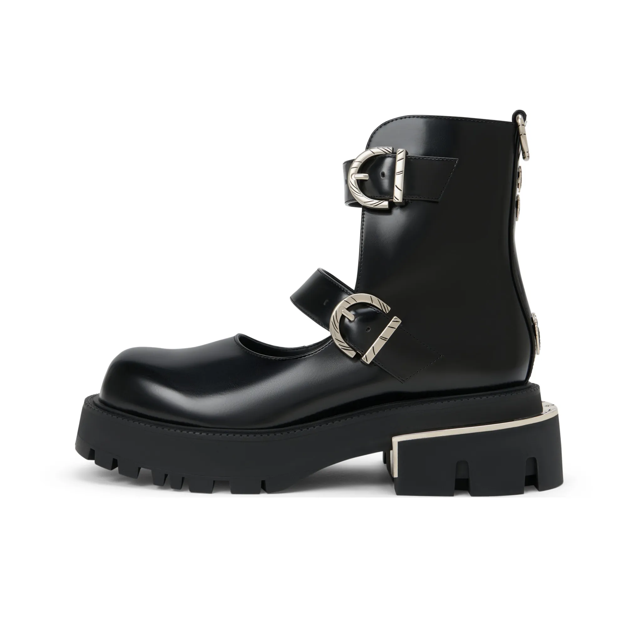 Henn Kim x CHARLES&KEITH Slim Martin Boots 5.6cm Women's Black