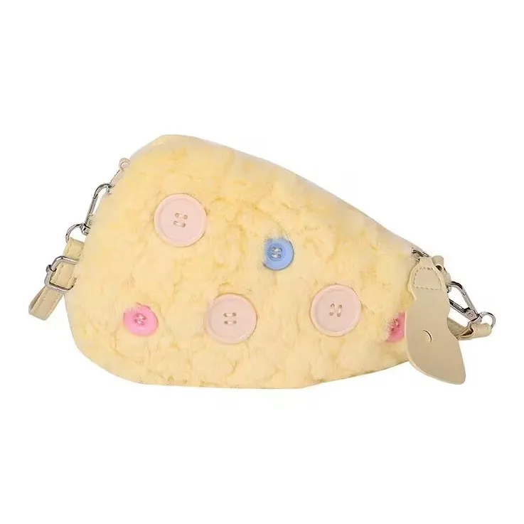 FINDINGS Искусственный мех Сумка через плечо Женская Сырно-желтая