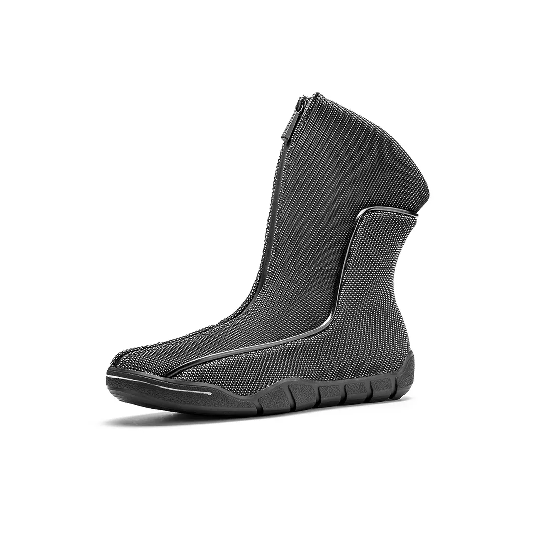 NORVINCY Сноубутсы Мужские Металл Железо Серый Перфорированный