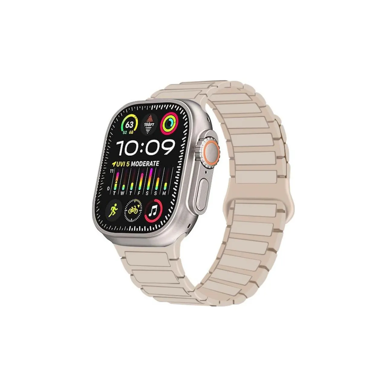 PULAISI Strap Apple Compatibility Silicone Material 175~220mm