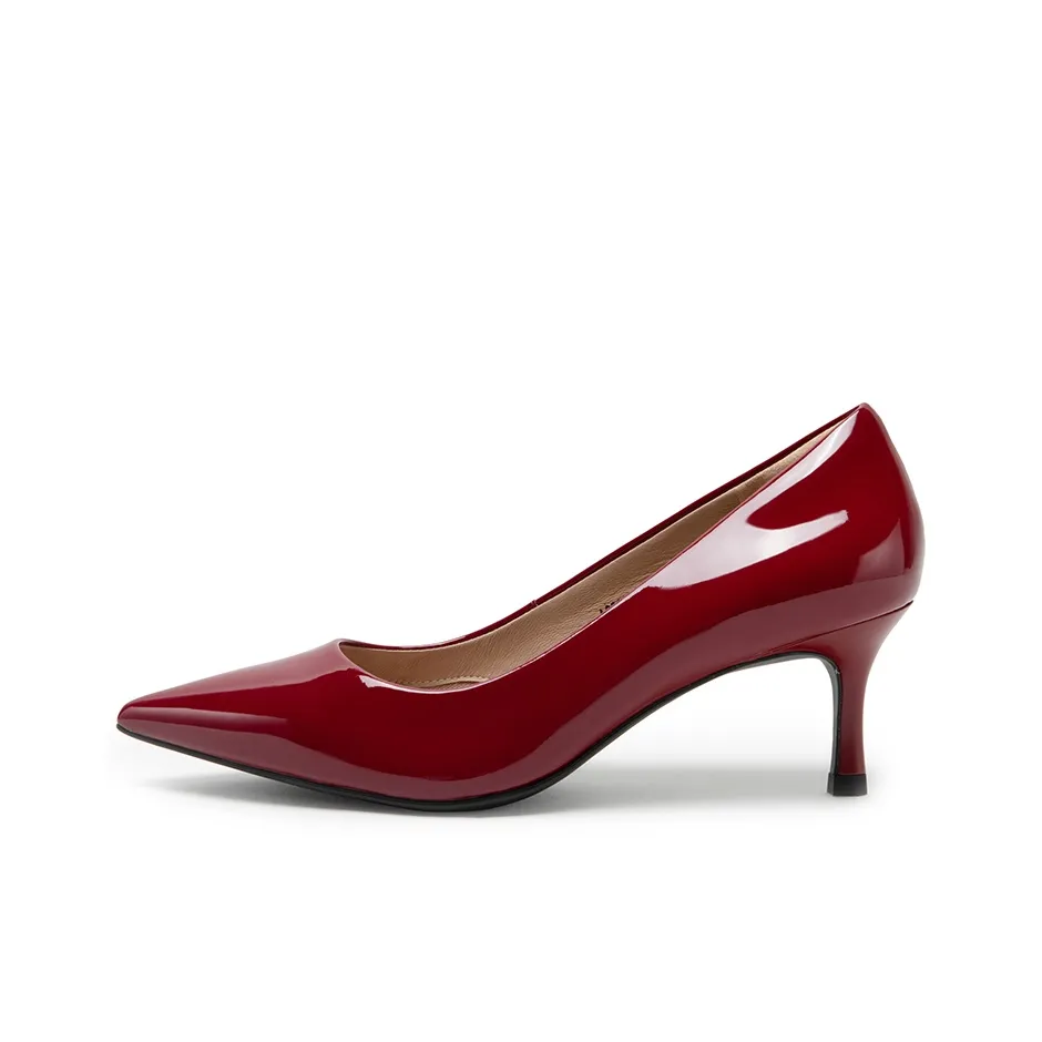 C°BANNER Низкий каблук Высокий каблук 6 см Женский Красный
