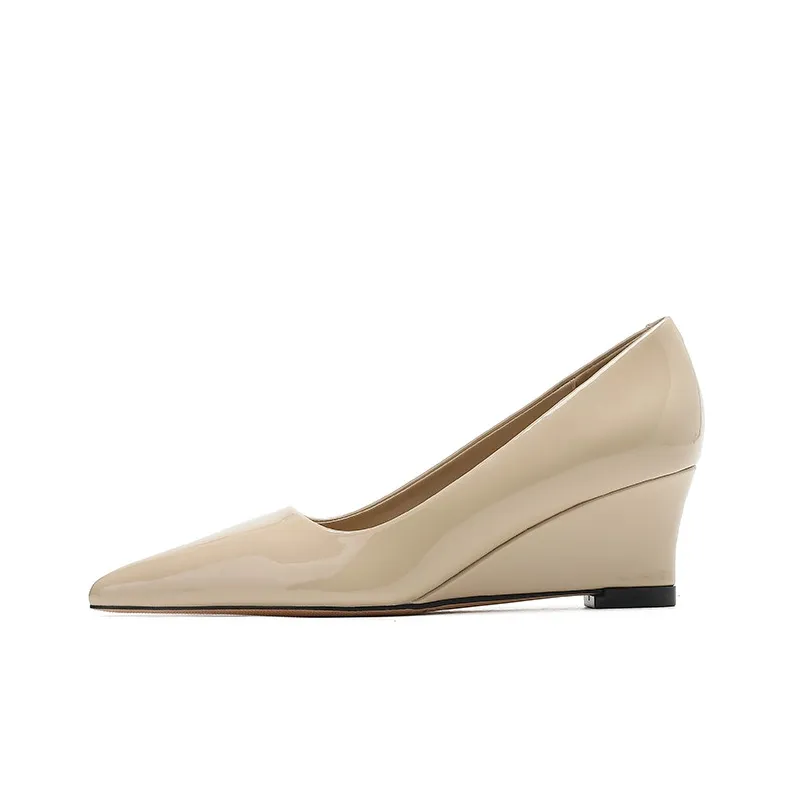 Zubumei Клин-каблук Высокие каблуки 5 см Женские Черный