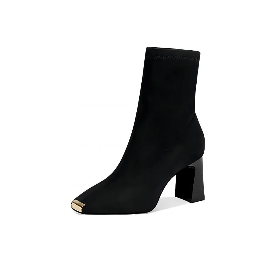 JESSICA SOPHIA Ankle Boots 6.5cm Women's Black