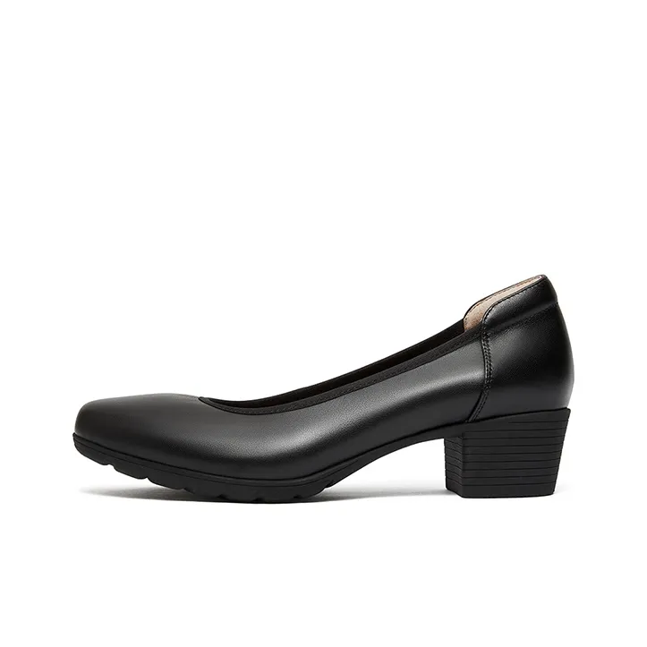HANG TEN Chunky Heel High Heels 4.5cm Women's