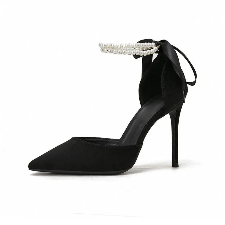 WECKER Узкий каблук Высокие каблуки Женские Черный